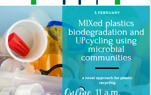 MIX UP, MIXed plastics biodegradation and UPcycling using microbial communities